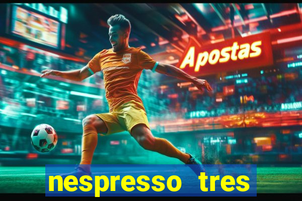 nespresso tres luzes piscando